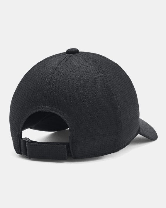Boys' UA Armourvent™ Adjustable Cap, Black, pdpMainDesktop image number 1